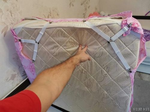 Customer photo review of Adjustable Bed Sheet Grippers (4PCS)