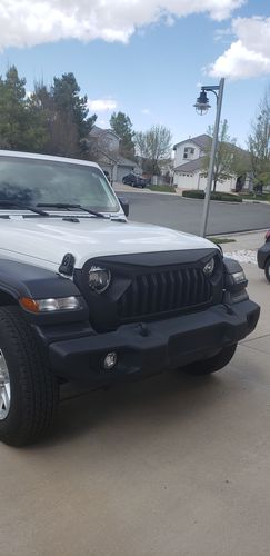 Customer photo review of Vader Grille w/ Mesh - Matte Black (18-20 Jeep Wrangler JL & Gladiator JT)