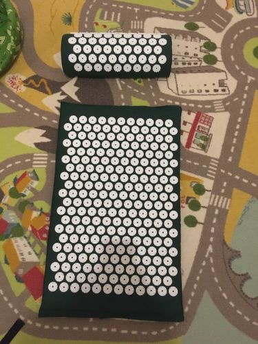 Customer photo review of Acupressure Massage Yoga Mat