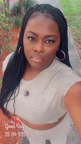 Customer photo review of Raw Amethyst/Rose Quartz Necklace