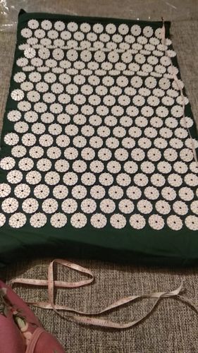 Customer photo review of Acupressure Massage Yoga Mat