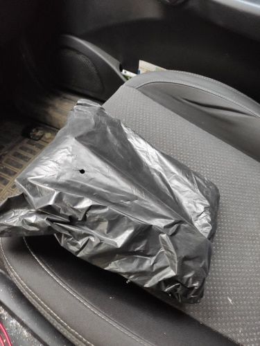 Customer photo review of Car Seat Organizer