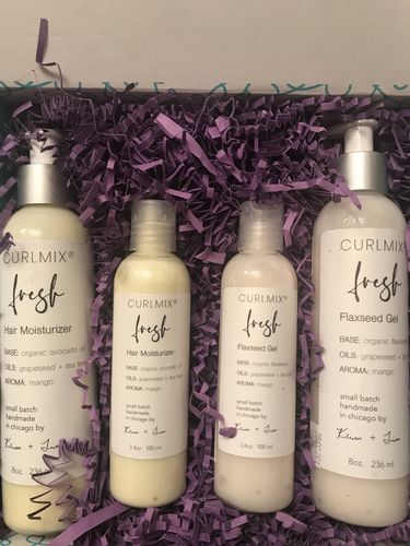 Customer photo review of CurlMix Fresh Quarterly Kit - On Hold Indefinitely