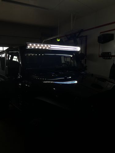 Customer photo review of Thin Blue Line American Flag Insert