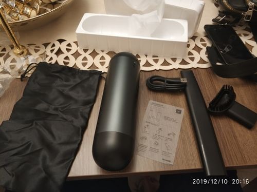 Customer photo review of Portable Car Vacuum Cleaner