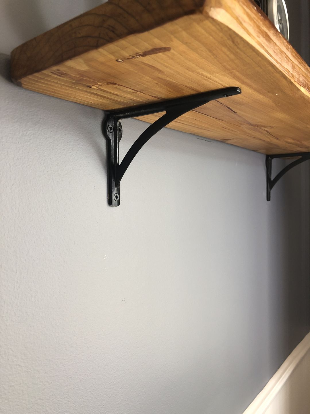 Customer photo review of 6 Inch Ironbridge Cast Iron Shelf Bracket