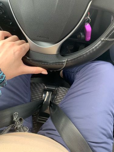 Customer photo review of Maternity Seat Belt Adjuster