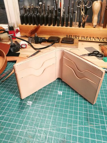 Customer photo review of No.55 | Bill Fold Wallet (Template)