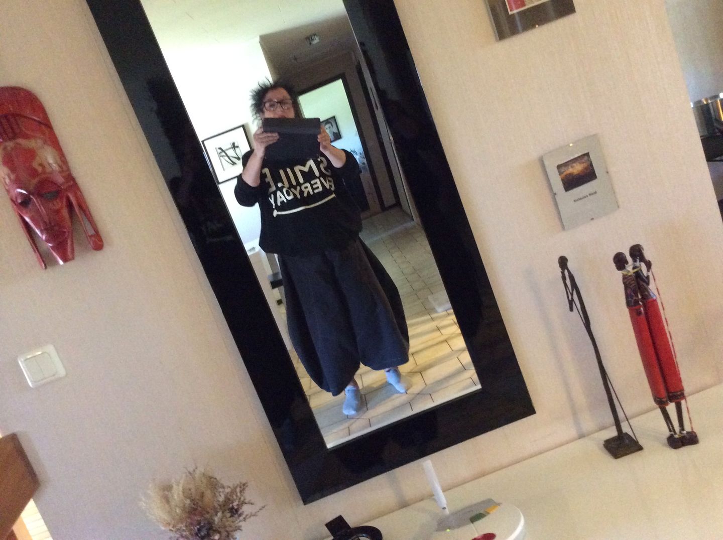 Customer photo review of Plus Size- Handmade Printed 100% Cotton Sweatshirt