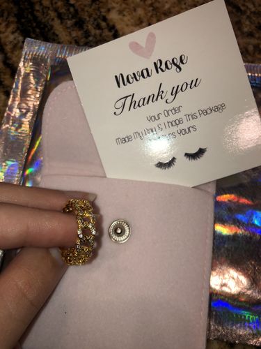 Customer photo review of Icy Cuban ring