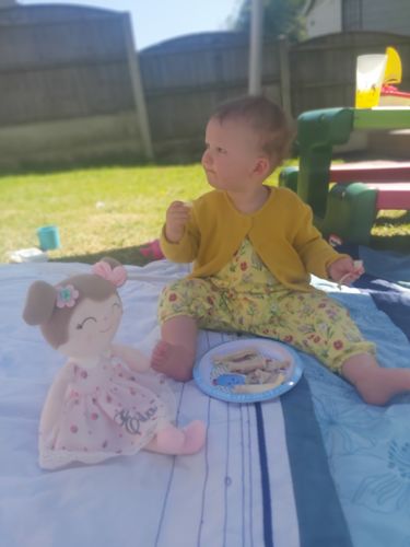 Customer photo review of Personalized Leyadoll (Strawberry) with Gift Bag