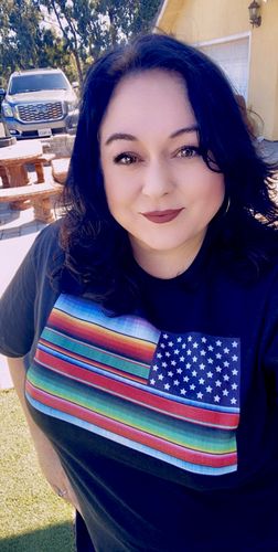 Customer photo review of Cross-Culture OG Flag Chingon T-shirt