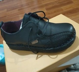 Customer photo review of Retro Leather Handmade Shoes Soft Bottom 35-43 | Gift Shoes