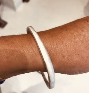 Customer photo review of BRUSHED BANGLE - SILVER