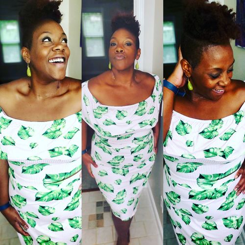 Customer photo review of Rebdolls “Breezing Through" Ruffle Over The Shoulder Crop Top