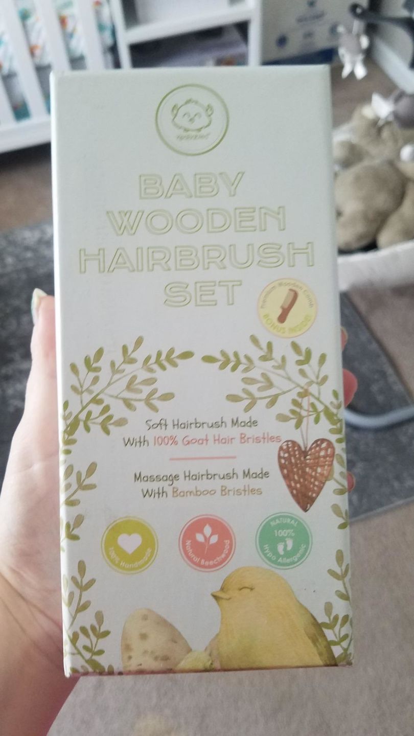 Customer photo review of Baby Hair Brush and Comb Set