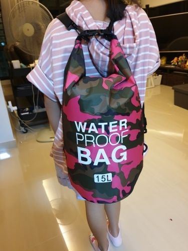 Customer photo review of IncoAdventures "Waterproof Swimming Bag"® - 30% OFF TODAY ONLY