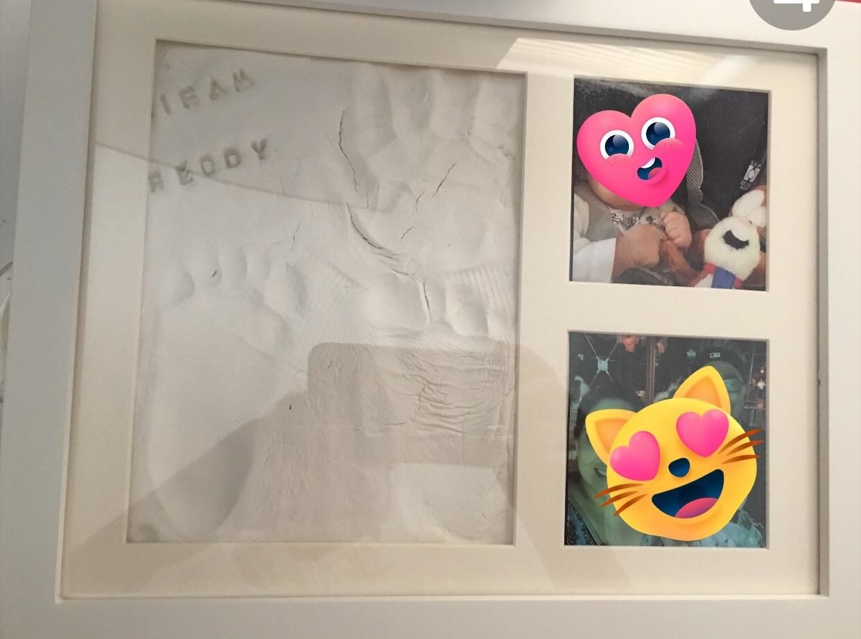 Customer photo review of Baby Handprint Footprint Keepsake Kit