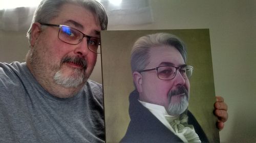 Customer photo review of The Ambassador - Custom Canvas