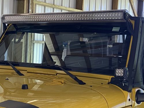 Customer photo review of Aerolidz Light Bar Cover - 50” 52” - Clear -  Dual Row