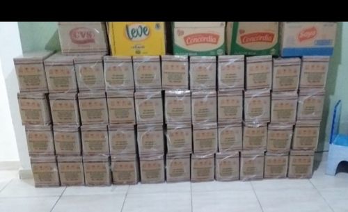Customer photo review of Cesta Básica Econômica Kit
