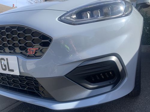 Customer photo review of Fiesta MK8 ST/ST Line Race Style Fog Light Armour