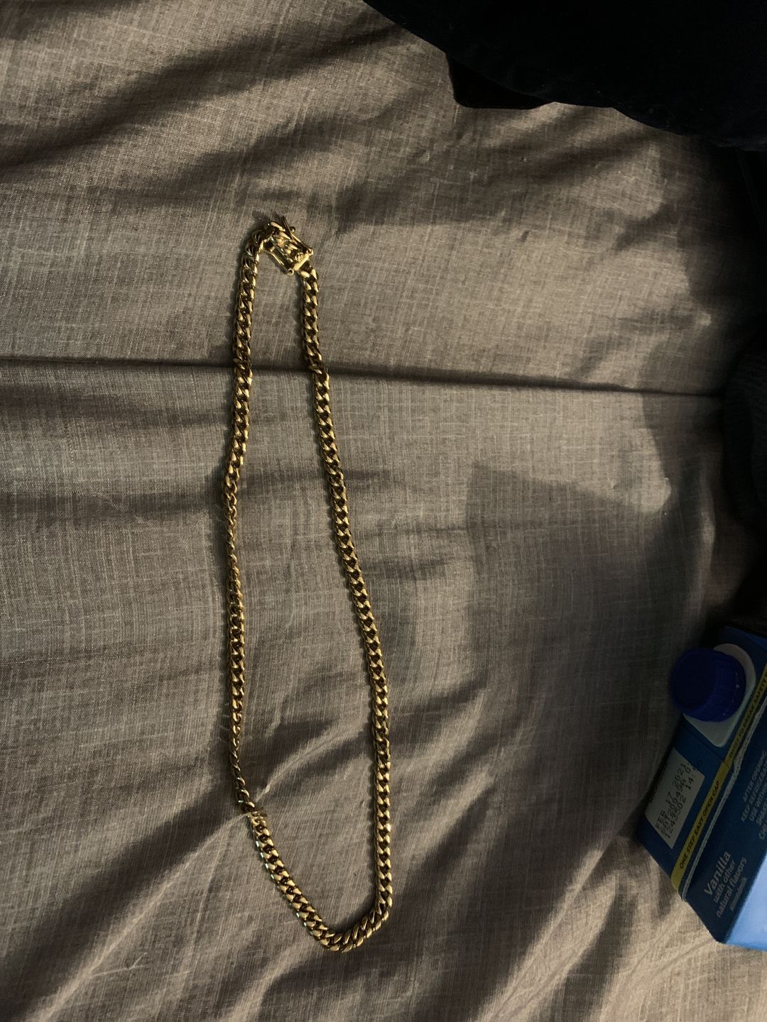 Customer photo review of 6mm 14K Gold IP Premium Miami Cuban Chain
