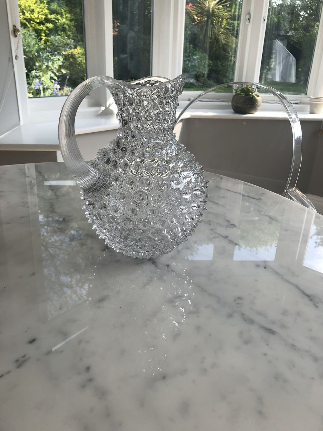 Customer photo review of Crystal Hobnail Jug