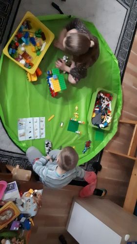 Customer photo review of IncoHacks "One Zip Toy Storage Bag"® - 30% OFF TODAY ONLY