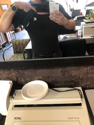 Customer photo review of Men's Heat-Trapping Sweat Vest