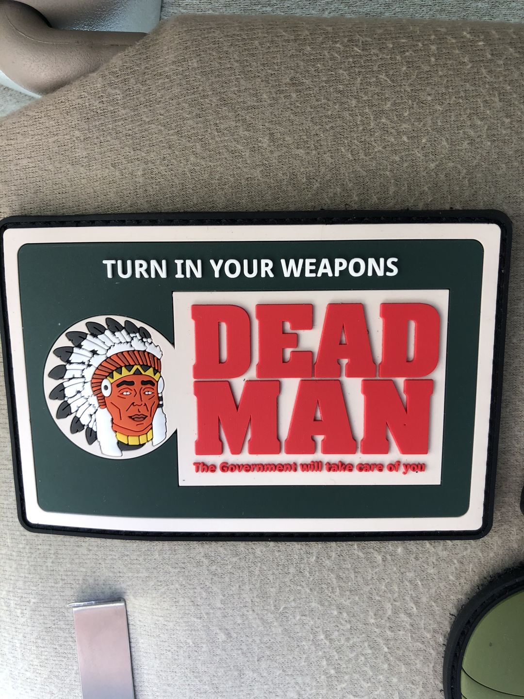 Customer photo review of Deadman Morale Patch