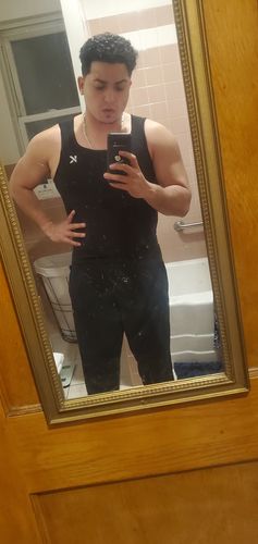 Customer photo review of Men's Heat-Trapping Sweat Vest