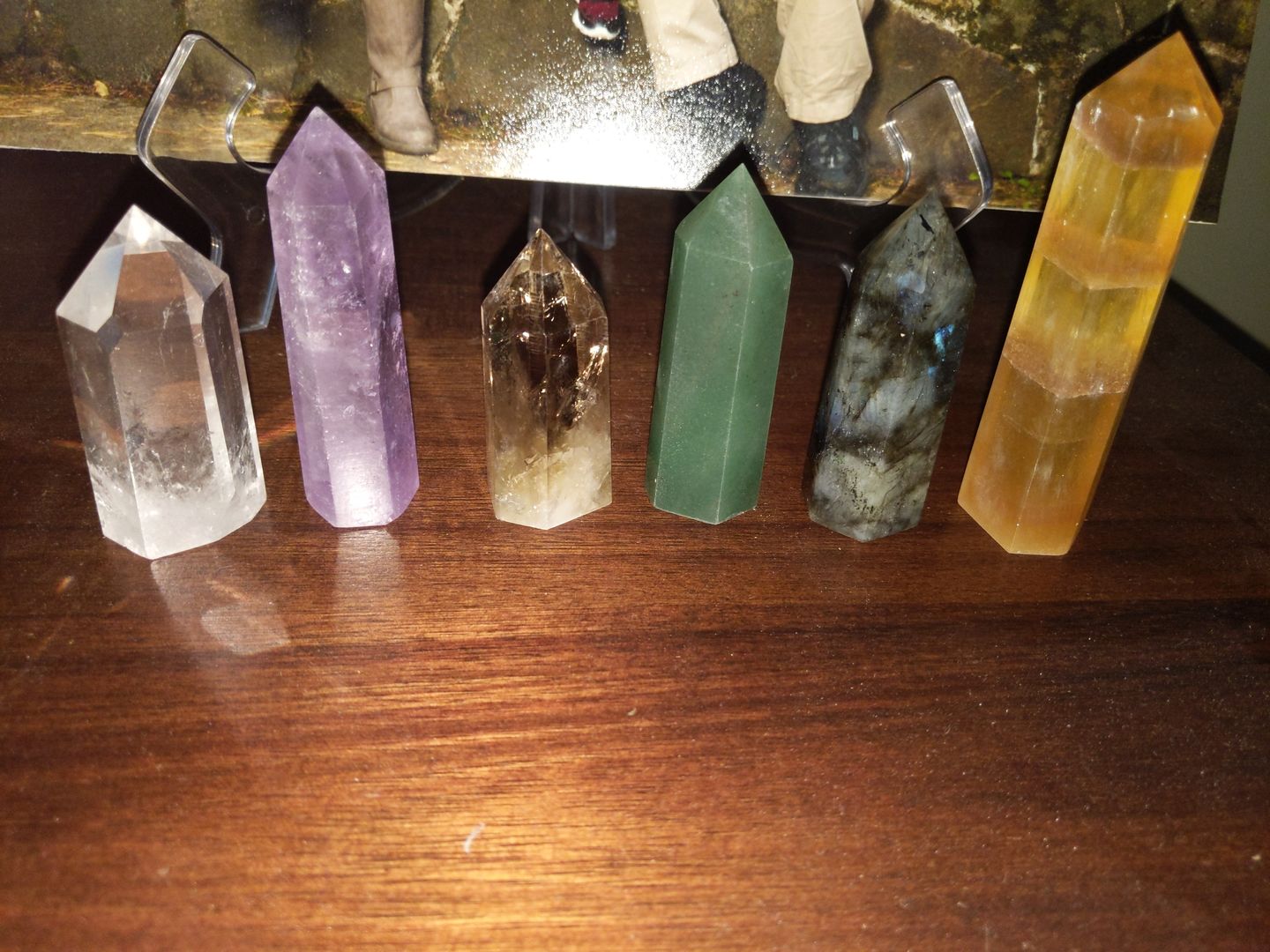 Customer photo review of Labradorite Wand