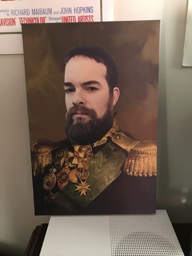 Customer photo review of The Colonel - Custom Canvas