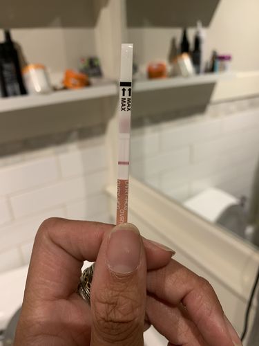 Customer photo review of Pregnancy Test Strips (Ultra-Sensitive)