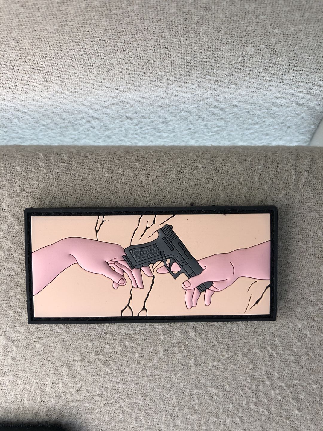Customer photo review of God Adam & Glock Morale Patch