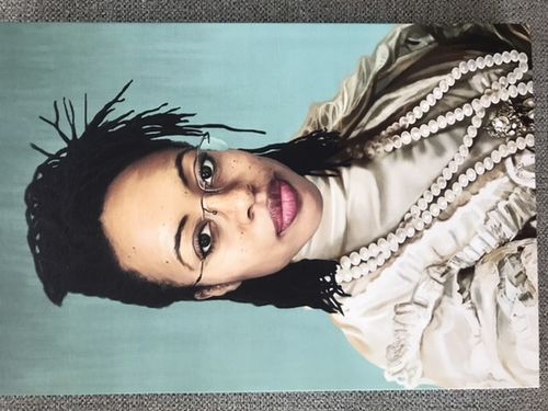 Customer photo review of The Queen Regent - Custom Canvas
