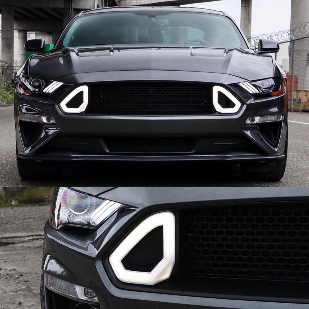Customer photo review of R Spec Style Grille w/ LED DRL(2018 - 2019 Ford Mustangs)
