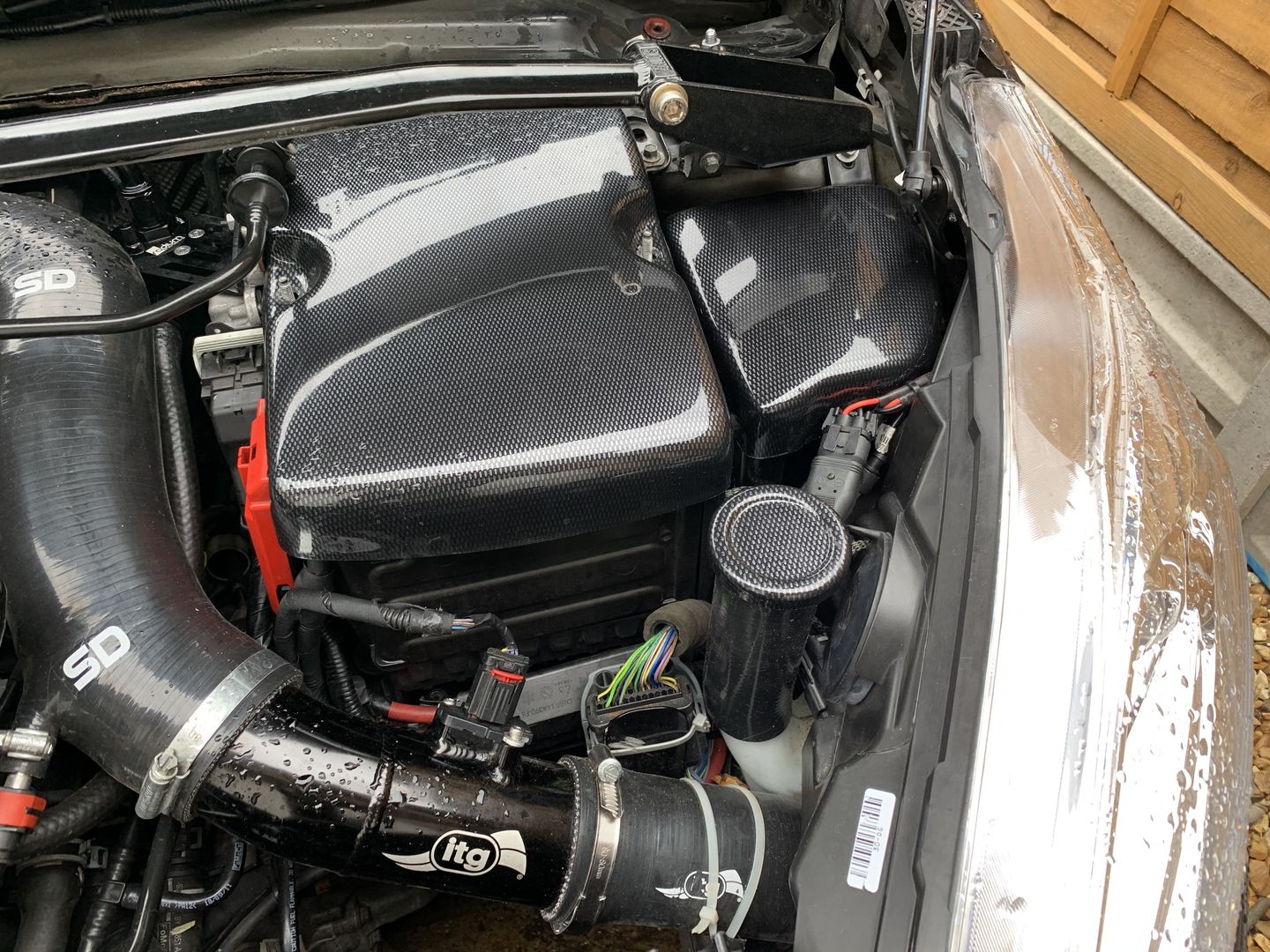 Customer photo review of Washer Bottle Filler Neck Sleeve - Mk7/7.5  Fiesta inc ST180