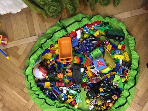 Customer photo review of IncoHacks "One Zip Toy Storage Bag"® - 30% OFF TODAY ONLY