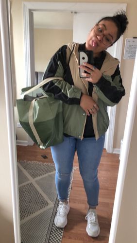 Customer photo review of Rebdolls "No Guidance" Wind Breaker Jacket