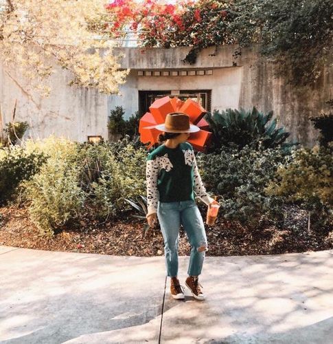 Customer photo review of Beriful Snow Leopard Design Knit Sweater