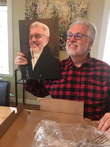 Customer photo review of The Count - Custom Canvas