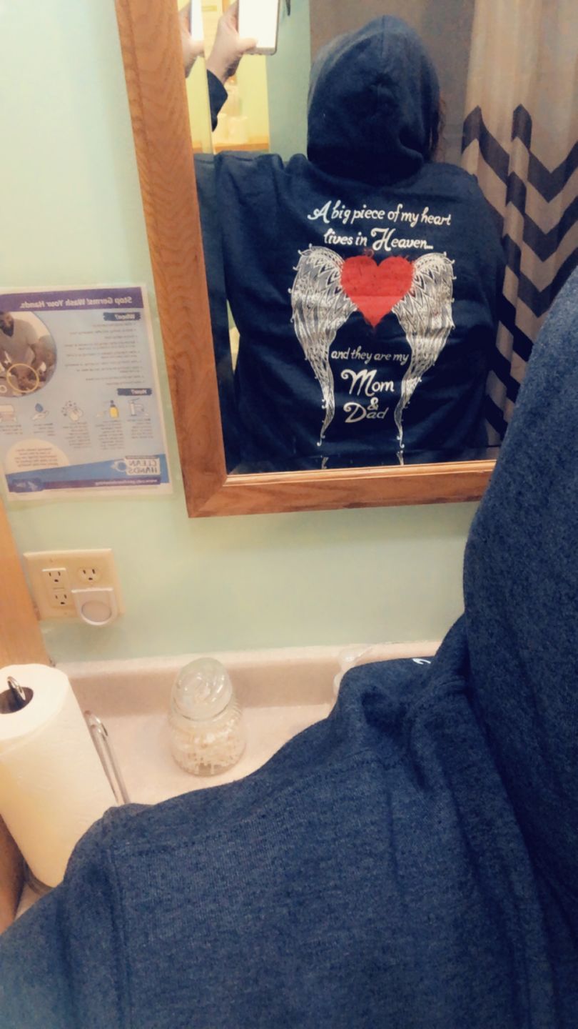 Customer photo review of Dad - A Big Piece of my Heart Hoodie