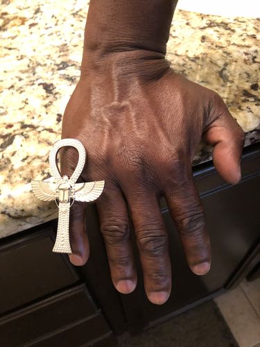 Customer photo review of XL ANKH Ring