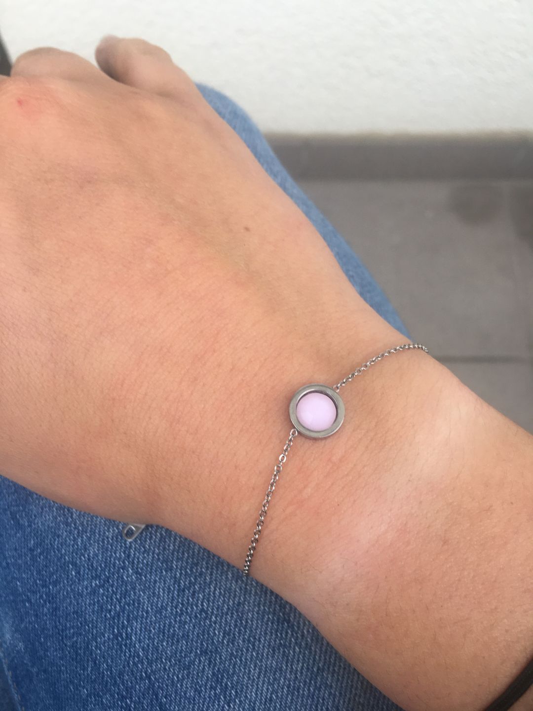 Customer photo review of Personalisiertes Armband mit Geburtsstein