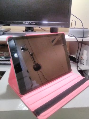 Customer photo review of Genuine Leather iPad Case