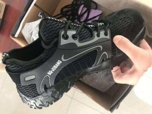 Customer photo review of FansGemacht Schnelltrocknende atmungsaktive Sicherheitsschuhe