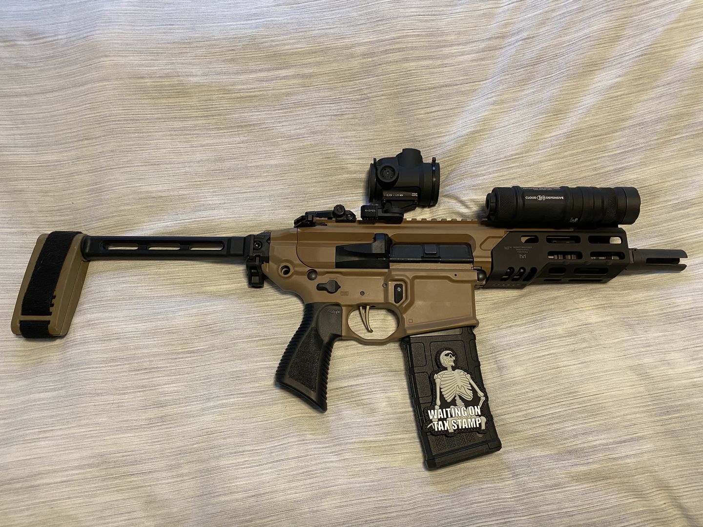Customer photo review of Tax Stamp Morale Patch