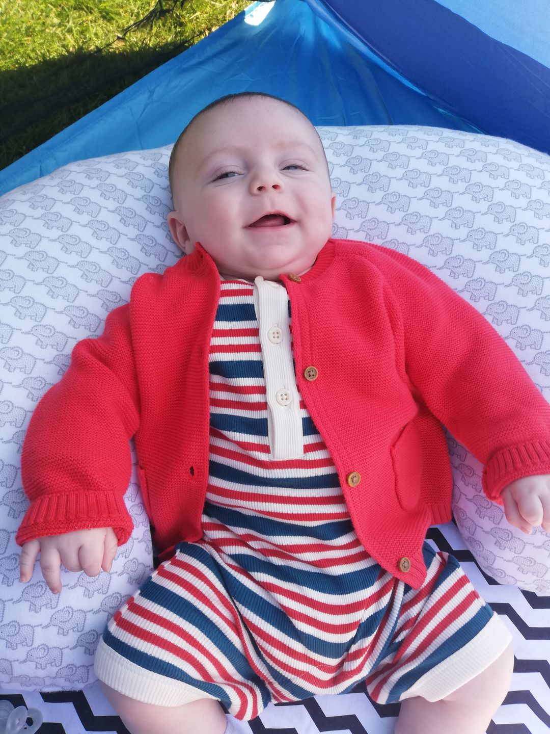 Customer photo review of Nautical Rib Summer Shortie